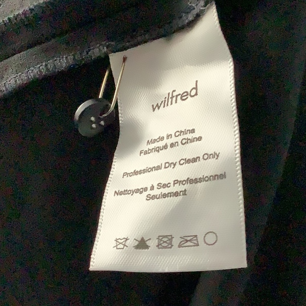 ARITZIA WILFRED|| Ultrasuede Octave Crop - Picture 9 of 9